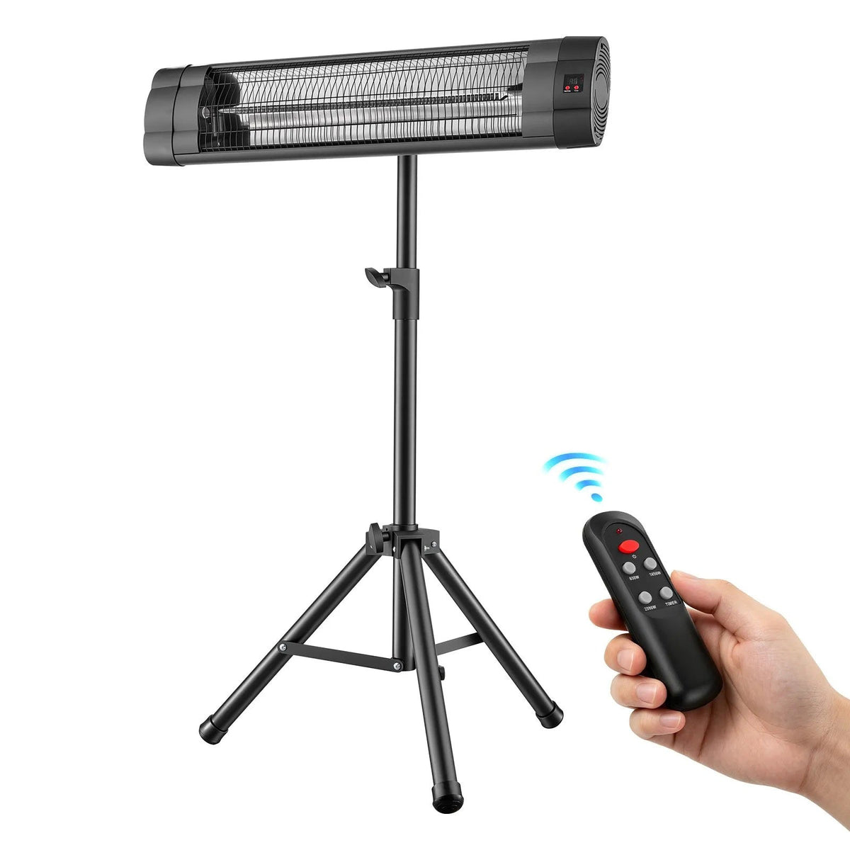 Инфрачервен отоплител 2500W с дистанционно