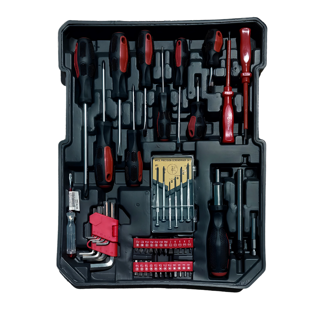 Немски Куфар/гедоре WerkBull Germany® с инструменти - 1050 части от хром-ванадиева стомана 2024