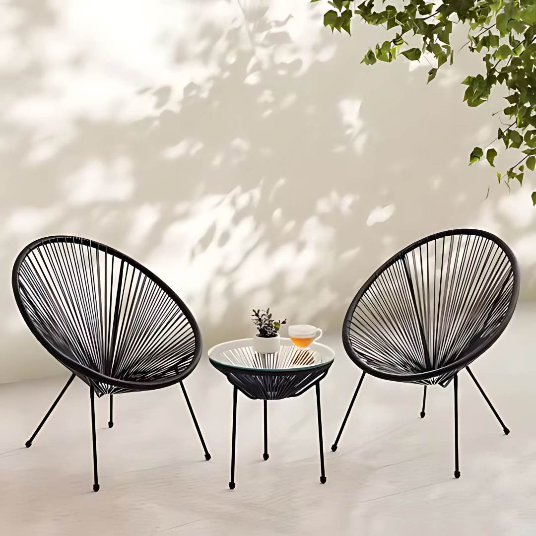 Градински Ратанов Комплект 'Савана' 2 стола с маса