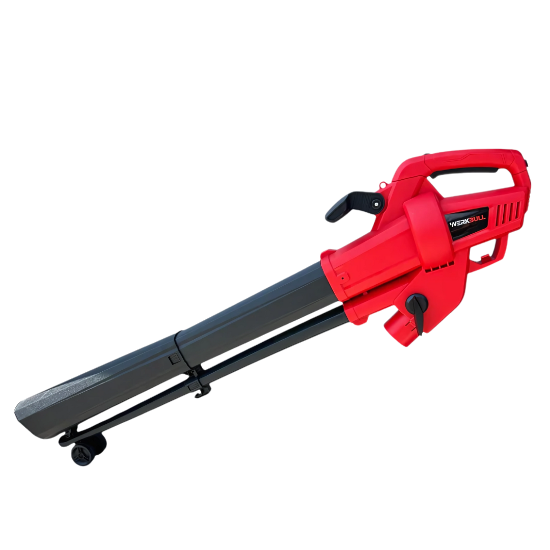 Немска Електрическа духалка за листа WerkBull – Листосъбирач 3300W с три режима на работа