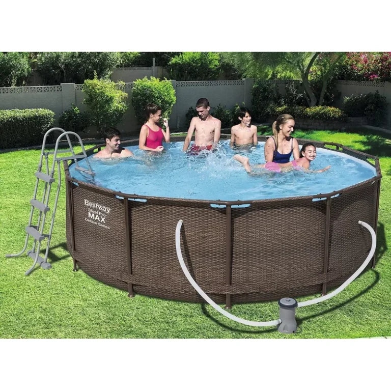 СГЛОБЯЕМ БАСЕЙН BESTWAY Steel ProMax С ПОМПА 366×100см