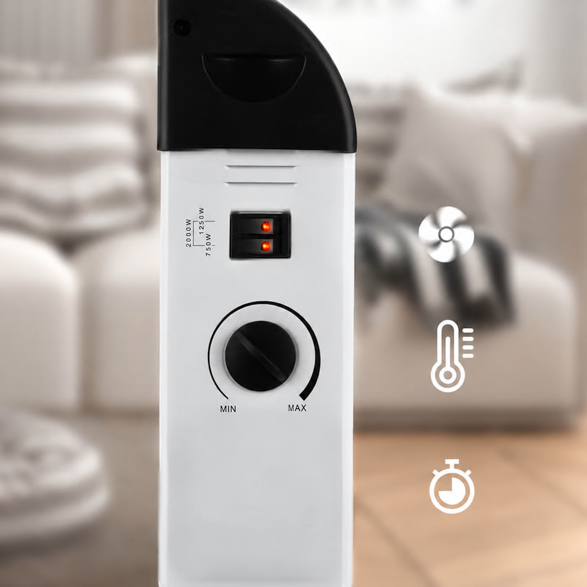 Електрически конвектор 2000 W – снимка 4