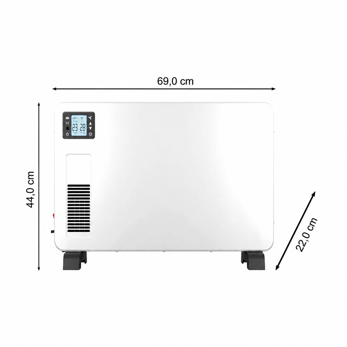 Дигитален конвектор 2300 W с дистанционно – снимка 10