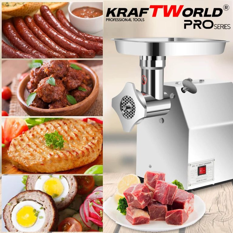 Електрическа Месомелачка KraftWorld | 1200W, 180 кг/ч, Неръждаема Стомана