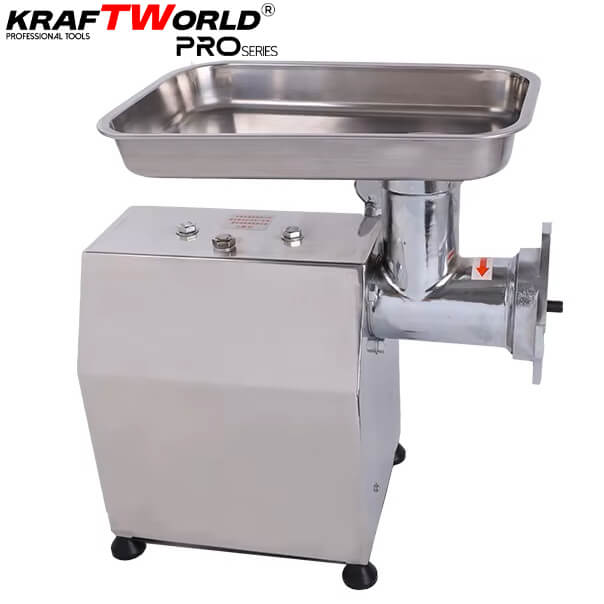 Електрическа Месомелачка KraftWorld | 1200W, 180 кг/ч, Неръждаема Стомана