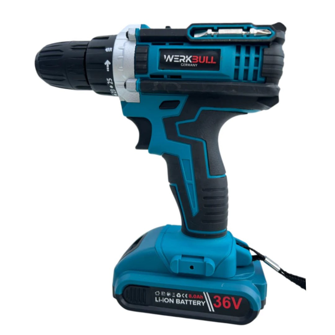 Немски Ударен Винтоверт в комплект 35ч. и две батерии 36v 8ah