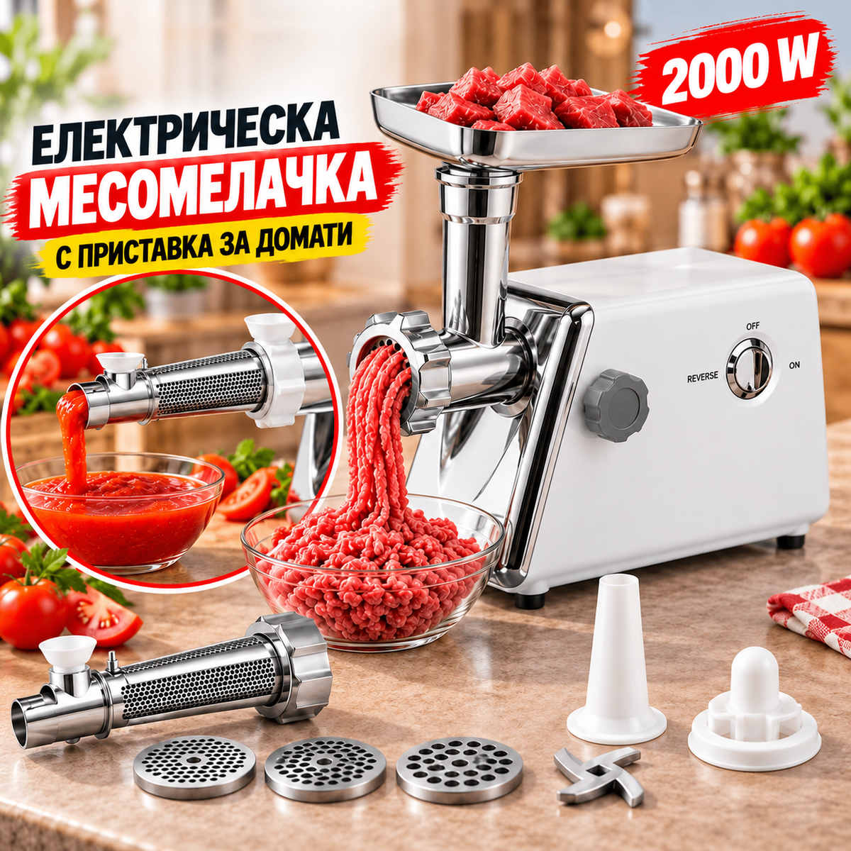 Месомелачка 2000W – снимка 01