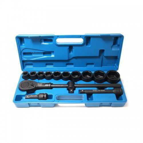 УСИЛЕНО ГЕДОРЕ С УДАРНИ ВЛОЖКИ 3/4″ 14 ЧАСТИ FORCEKRAFT