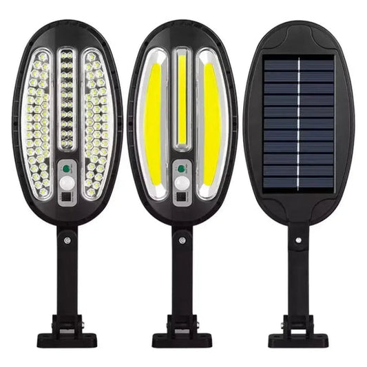 СОЛАРНА LED УЛИЧНА ЛАМПА 600 W ,HB8288A, ОВАЛНА, 138 LED COB