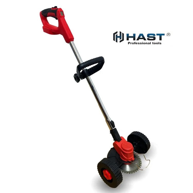 Немски акумулаторен тример 36V 8Ah HAST Косачка за трева + подарък приставка с колела